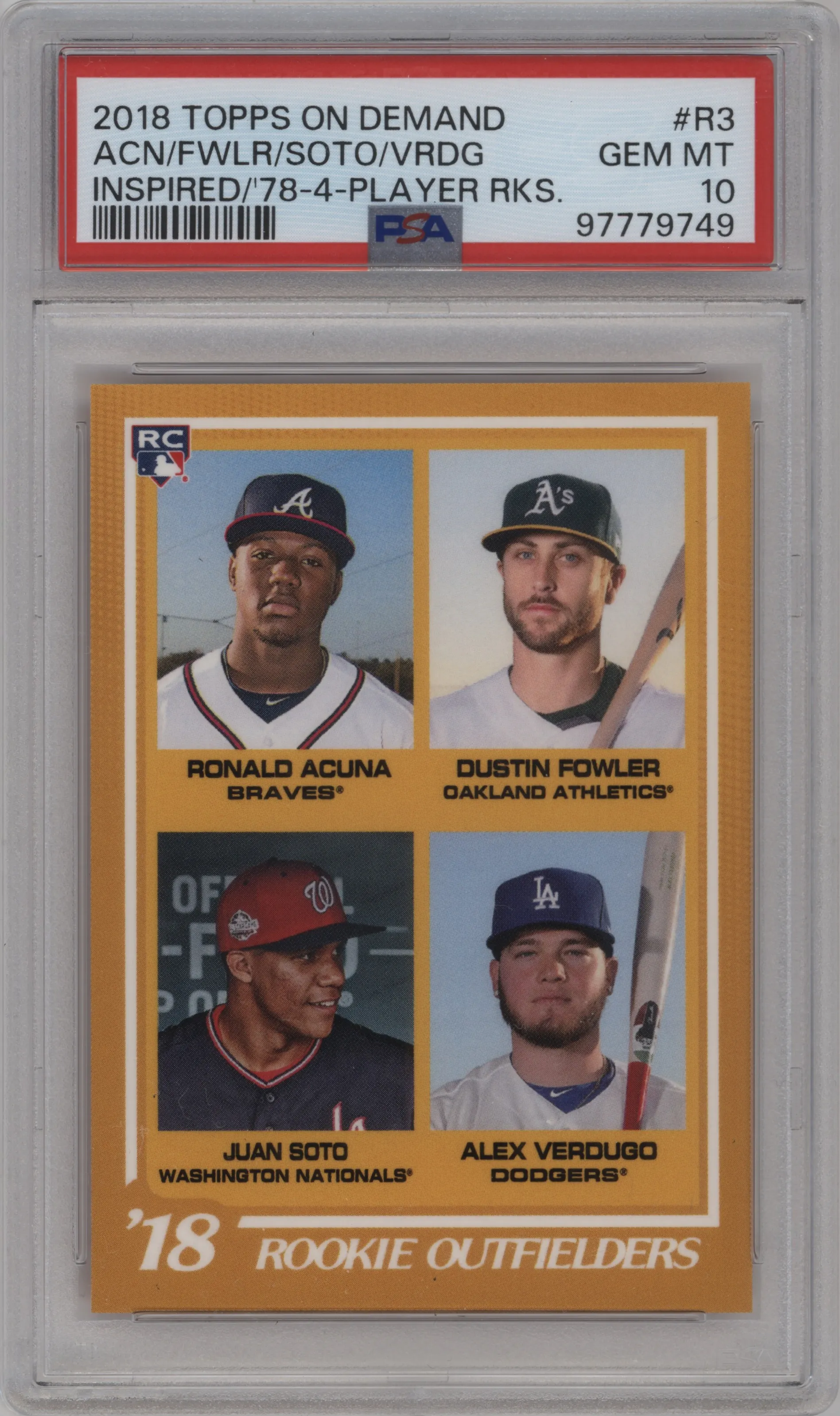 Ronald Acuna/Dustin Fowle/Juan Soto/Alex Verdugo