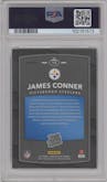 James Conner from the 2017 Panini Donruss Optic set featuring a Lime parallel graded by PSA and given an overall grade of 10.