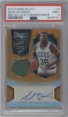 Marcus Smart from the 2014-15 Panini Select set featuring a Orange Prizm parallel graded by PSA and given an overall grade of 9.