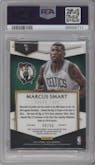Marcus Smart from the 2014-15 Panini Select set featuring a Orange Prizm parallel graded by PSA and given an overall grade of 9.