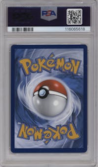 Pikachu with Grey Felt Hat from the 2023 Pokemon SV set featuring a Pokemon x Van Gogh parallel graded by PSA and given an overall grade of 10.