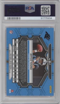Bryce Young from the 2023 Panini Mosaic set featuring a Pink Camo parallel graded by PSA and given an overall grade of 10.