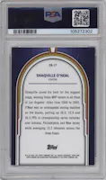 Shaquille O'Neal from the 2023-24 Topps Chrome Cosmic set graded by PSA and given an overall grade of 9.