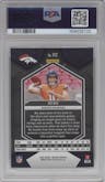 Bo Nix from the 2024 Panini Mosaic set graded by PSA and given an overall grade of 10.