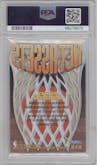 Chris Webber from the 1996-97 Skybox E-X2000 set graded by PSA and given an overall grade of 8.