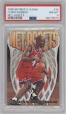 Chris Webber from the 1996-97 Skybox E-X2000 set graded by PSA and given an overall grade of 8.