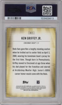 Ken Griffey Jr. from the 2024 Topps Update set graded by PSA and given an overall grade of 10.