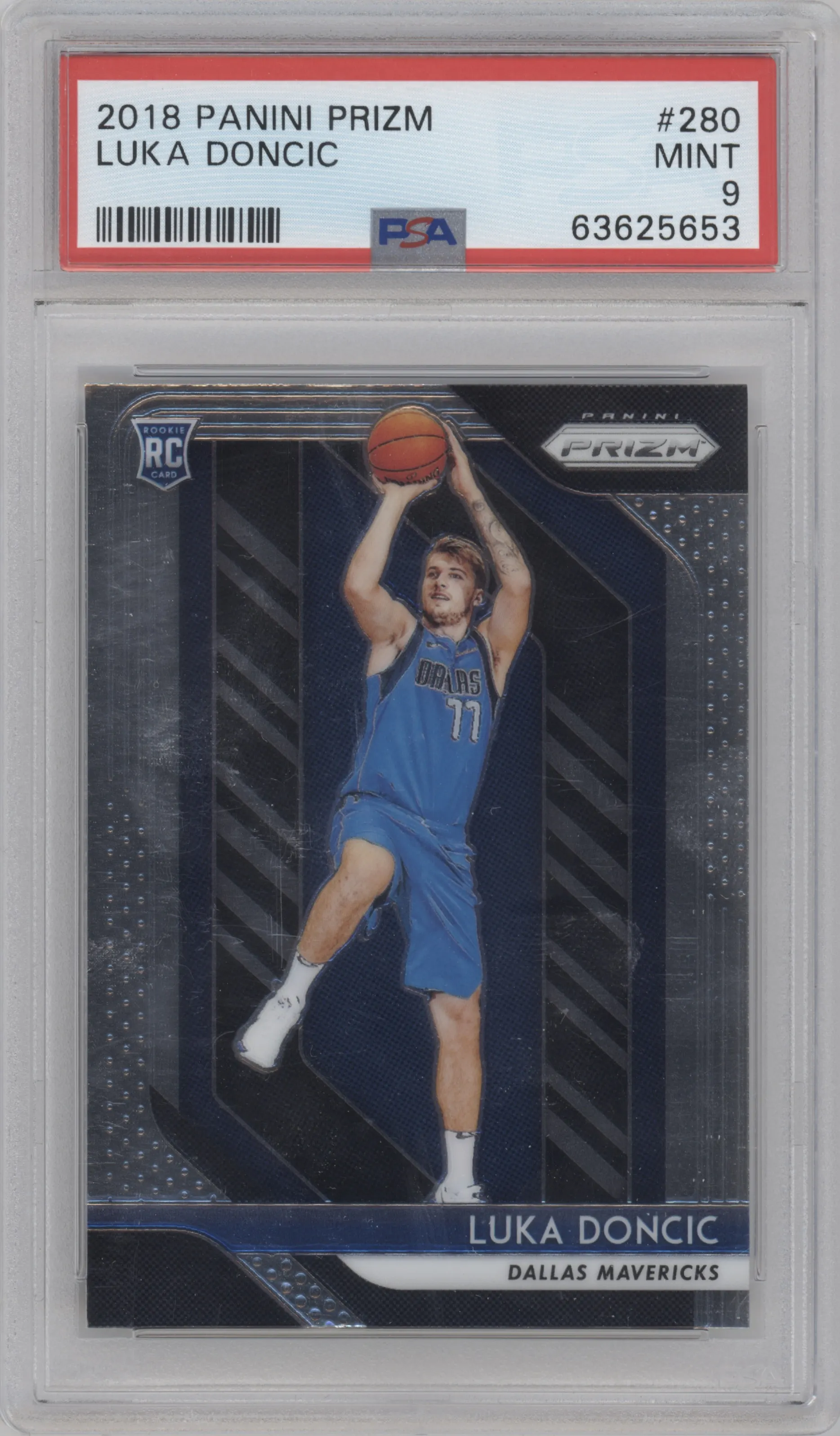 2018 Panini Prizm Luka Doncic PSA 9