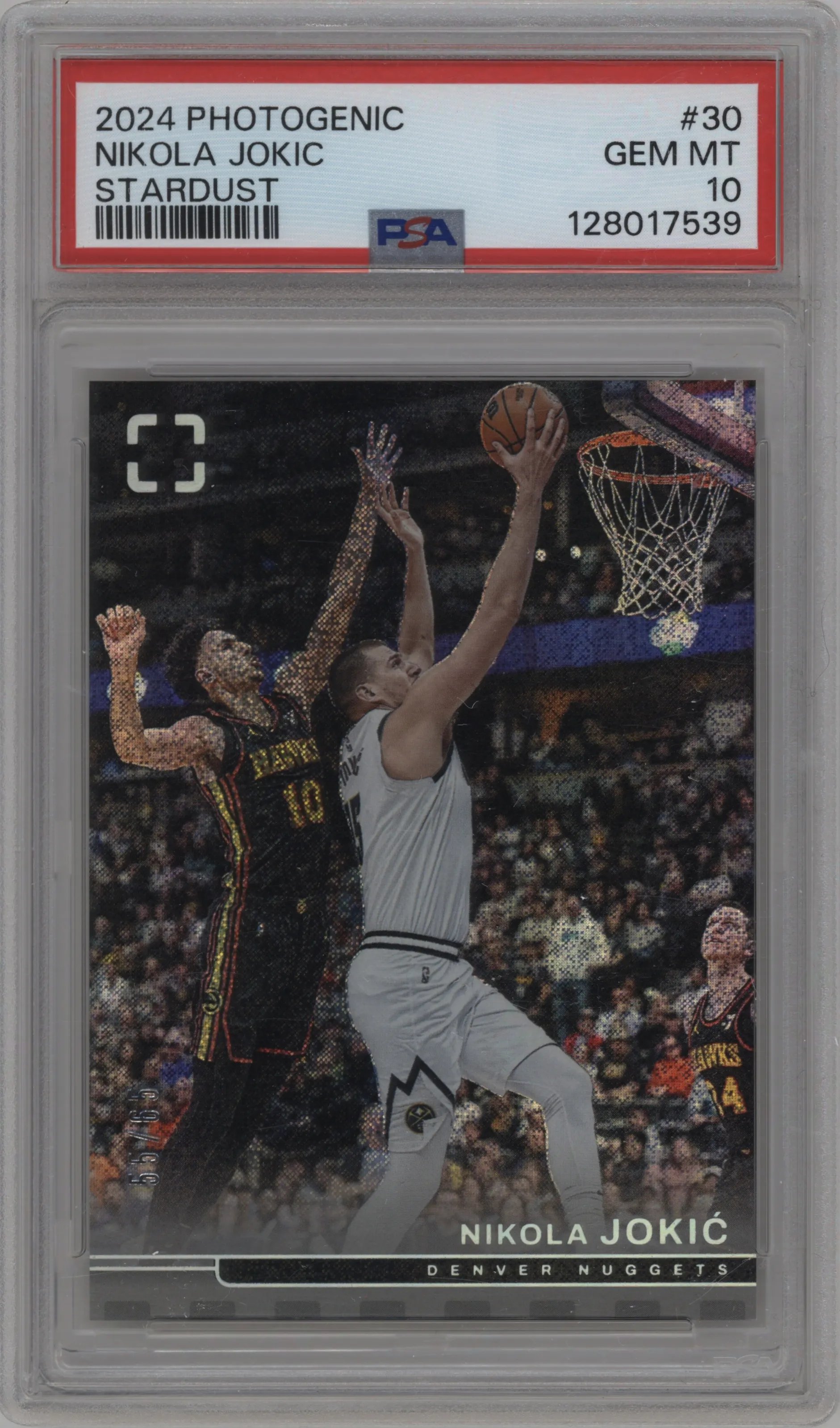 2024 Panini PhotoGenic Nikola Jokic Stardust #30 PSA 10