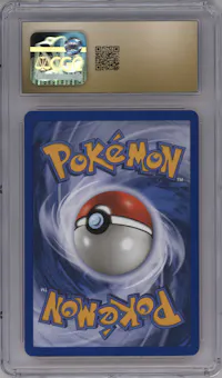 Gengar from the 2003 Pokemon E-CARD set graded by CSG and given an overall grade of 10.