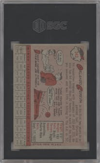 Orlando Cepeda from the 1958 Topps set graded by SGC and given an overall grade of 4.