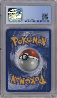 Charizard Gold Star from the 2006 Pokemon EX set graded by CSG and given an overall grade of 4.