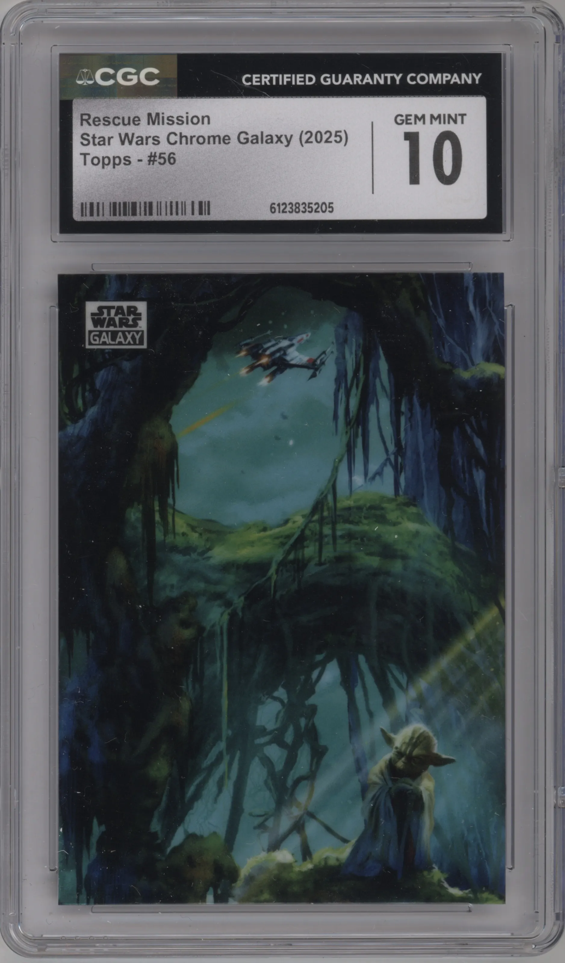 2025 Topps Chrome Star Wars Galaxy Rescue Mission CGC 10