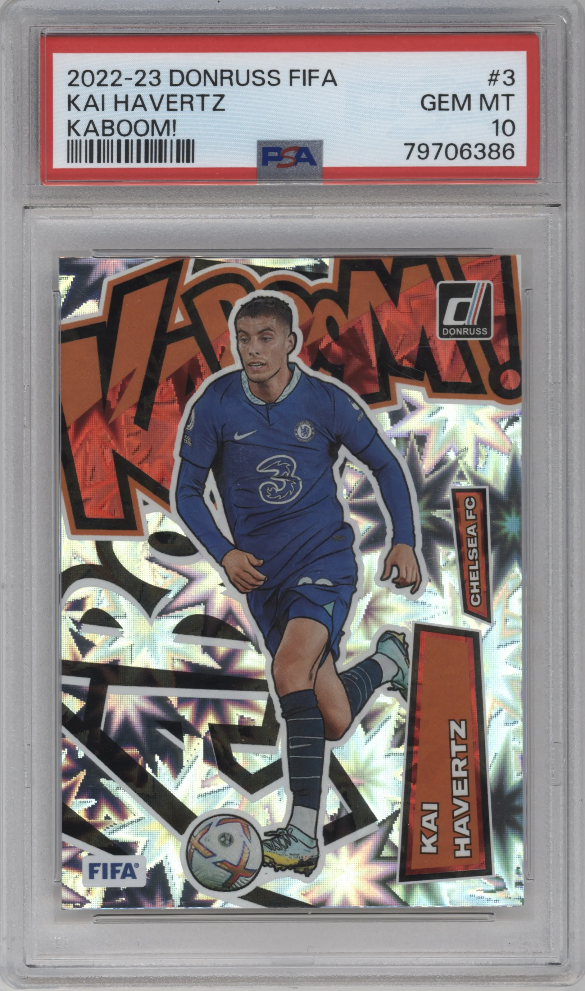 2022 Donruss  FIFA Donruss FIFA Kaboom! Kai Havertz PSA 10