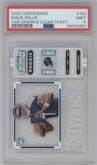 Malik Willis from the 2022 Panini Contenders set featuring a Sparkle Clear Ticket parallel graded by PSA and given an overall grade of 9.