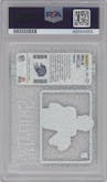 Malik Willis from the 2022 Panini Contenders set featuring a Sparkle Clear Ticket parallel graded by PSA and given an overall grade of 9.