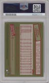 Mike Trout from the 2020 Topps Chrome set graded by PSA and given an overall grade of 10.