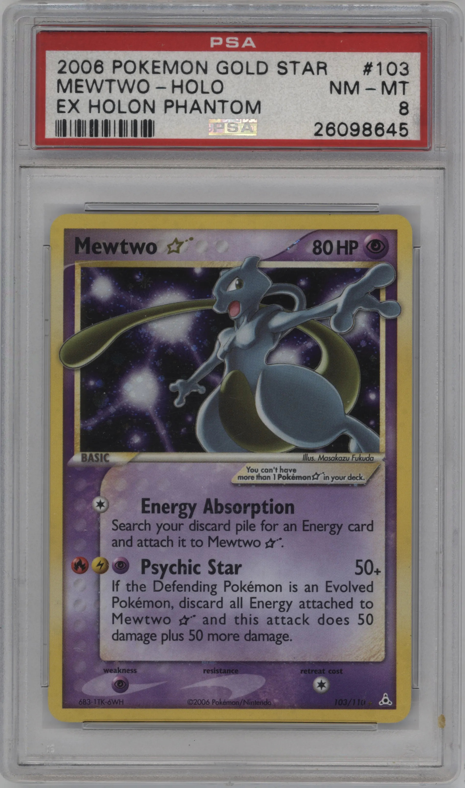 Mewtwo Gold Star
