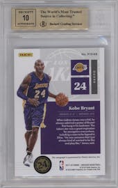 Kobe Bryant from the 2017-18 Panini Encased set graded by Beckett and given an overall grade of 9.5.