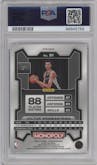 Victor Wembanyama from the 2023-24 Panini Prizm Monopoly set featuring a Purple  parallel graded by PSA and given an overall grade of 10.