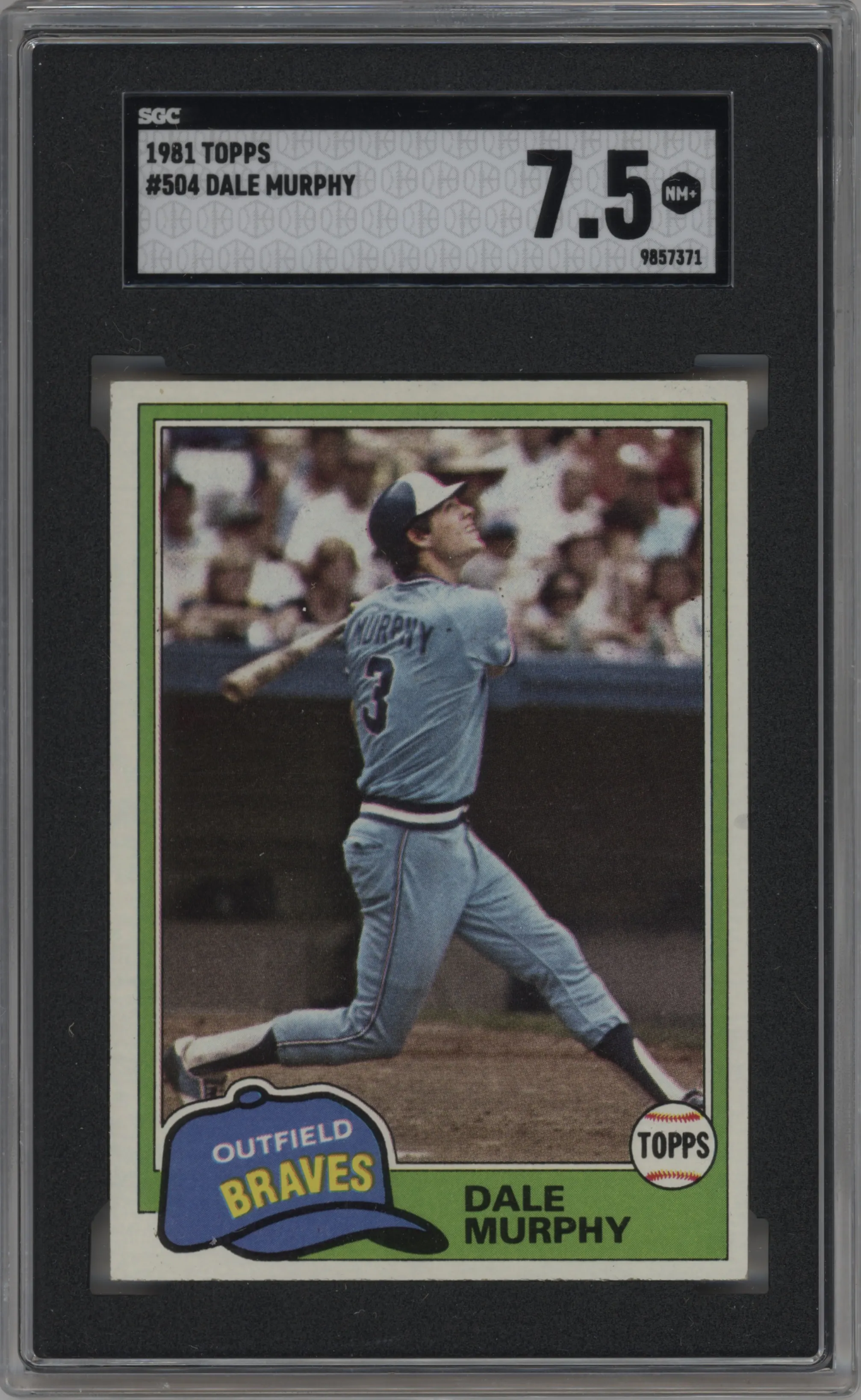 1981 Topps Dale Murphy SGC 7.5