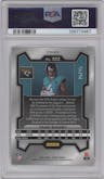 Tank Bigsby from the 2023 Panini Prizm set featuring a Mojo Prizm parallel graded by PSA and given an overall grade of 9.