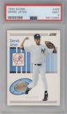 Derek Jeter  from the 1993 Score  set graded by PSA and given an overall grade of 9.