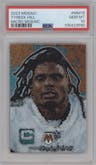 Tyreek Hill from the 2023 Panini Mosaic set graded by PSA and given an overall grade of 10.