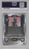 Jalen Carter from the 2023 Panini Prizm set featuring a Red/White/Blue parallel graded by PSA and given an overall grade of 10.