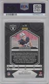 Brock Bowers from the 2024 Panini Mosaic set featuring a Mosaic parallel graded by PSA and given an overall grade of 10.