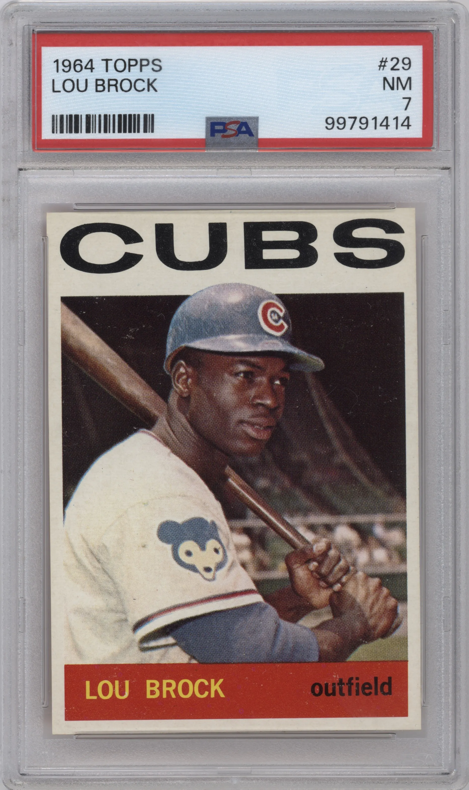 1964 Topps Lou Brock #29 PSA 7
