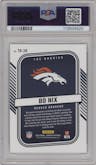 Bo Nix from the 2024 Donruss set graded by PSA and given an overall grade of 10.