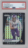 Harrison Smith from the 2024 Panini Prizm set featuring a Black Finite parallel graded by PSA and given an overall grade of 9.