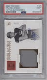 Drake London from the 2022 Panini Encased set graded by PSA and given an overall grade of 9.