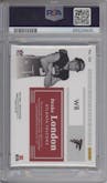 Drake London from the 2022 Panini Encased set graded by PSA and given an overall grade of 9.