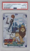 De'Aaron Fox from the 2017-18 Panini Cornerstones set graded by PSA and given an overall grade of 10.