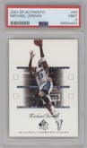 Michael Jordan from the 2001-02 SP Authentic  set graded by PSA and given an overall grade of 9.