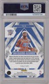 Shai Gilgeous-Alexander from the 2023-24 Panini Phoenix set featuring a Orange Ice parallel graded by PSA and given an overall grade of 10.
