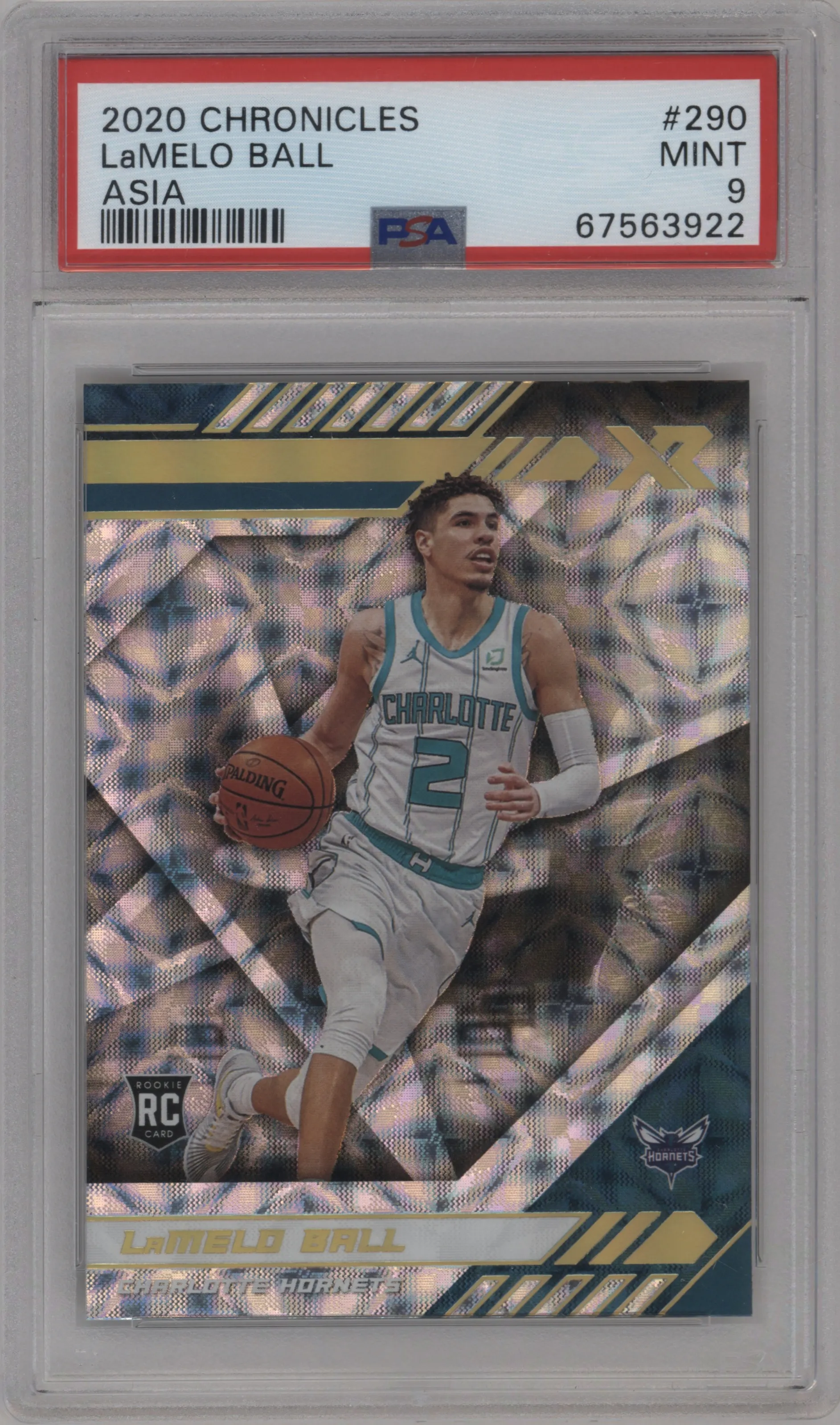2020 Panini Chronicles XR LaMelo Ball Asia PSA 9
