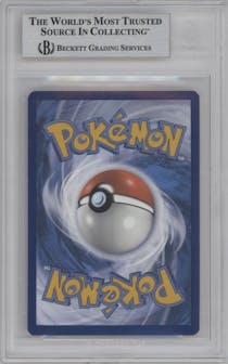 Mabosstiff from the 2023 Pokemon SV set graded by Beckett and given an overall grade of 9.