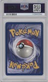 Eevee from the 1999 Pokemon set graded by PSA and given an overall grade of 9.