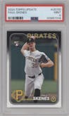 Paul Skenes from the 2024 Topps Update set graded by PSA and given an overall grade of 9.
