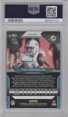 Tua Tagovailoa from the 2020 Panini Chronicles set featuring a Silver parallel graded by PSA and given an overall grade of 10.