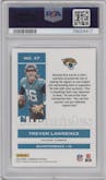 Trevor Lawrence from the 2021 Panini Chronicles set graded by PSA and given an overall grade of 10.