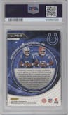 Anthony Richardson from the 2023 Panini Prizm set graded by PSA and given an overall grade of 10.
