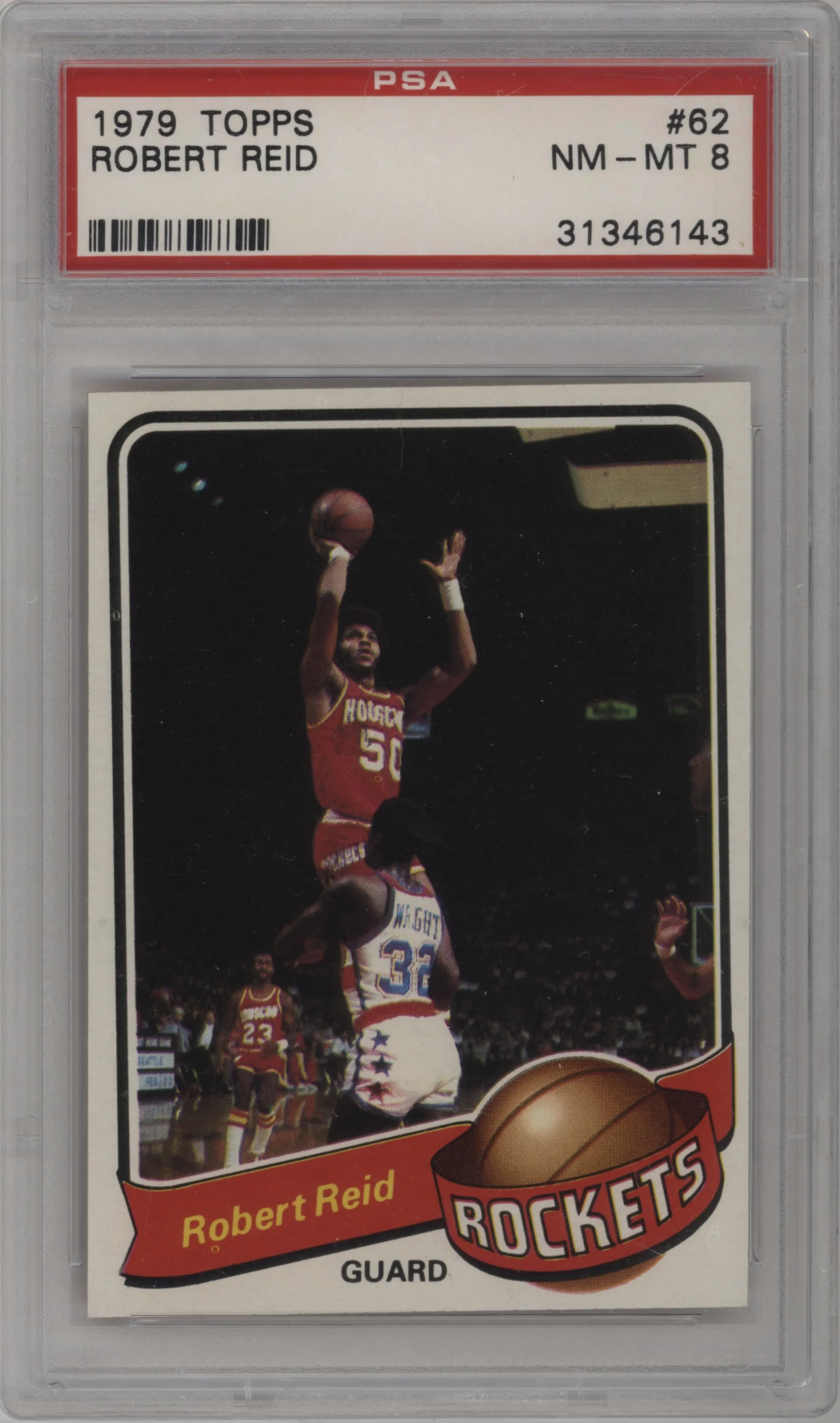 1979 Topps Robert Reid PSA 8