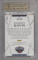 Anthony Davis from the 2012-13 Panini Immaculate Collection set graded by Beckett and given an overall grade of 9.5.