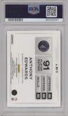 Anthony Edwards from the 2023-24 Panini Prizm Monopoly set graded by PSA and given an overall grade of 10.
