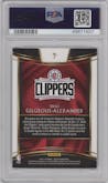 Shai Gilgeous-Alexander from the 2018-19 Panini Select  set graded by PSA and given an overall grade of 10.