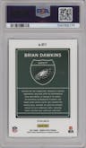 Brian Dawkins from the 2021 Panini Donruss Optic set graded by PSA and given an overall grade of 9.